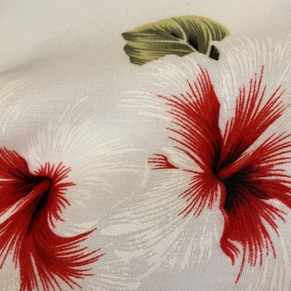 Coco Beach Hawaii - Hibiscus Flower Print Large Shawl/Scarf -Very Large - Picture 5 of 13